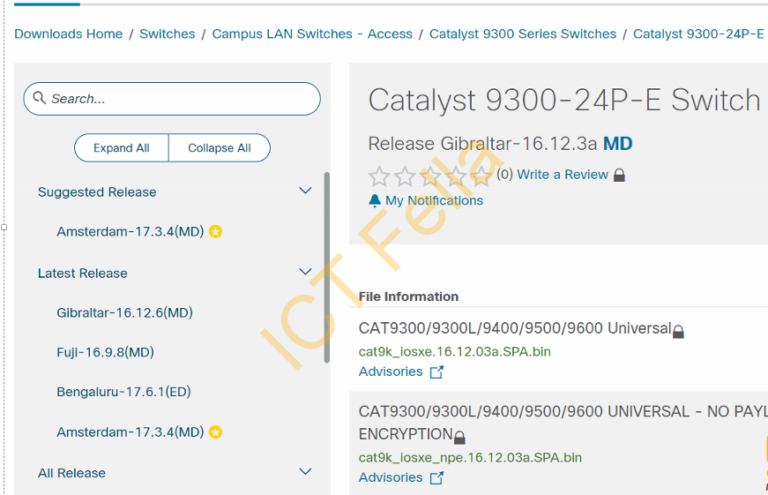 How to Stack Cisco Switch and Upgrade IOS - ICT Fella