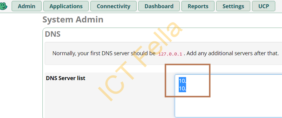 How to Change DNS Configuration on FreePBX and Linux - ICT Fella