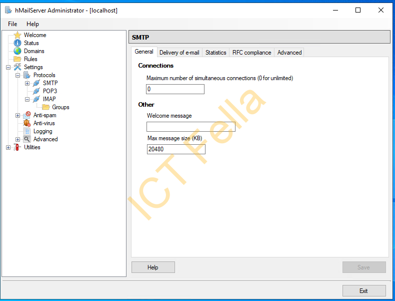 Smtp Relay Configuration How to Configure SMTP relay on hMailServer – IIS MMC error - ICT Fella