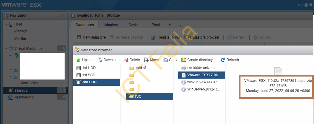 Vmware vsphere hypervisor esxi offline bundle как установить