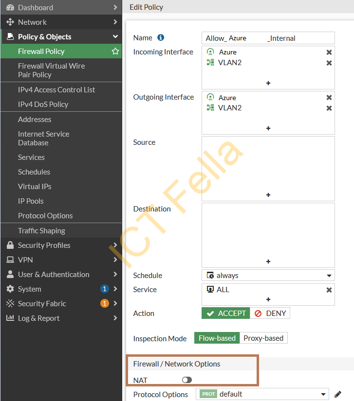 How to Configure IPsec VPN between Azure and Fortigate Firewall - ICT Fella