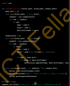 How to Compare CSV Files and Replace Text Using Python Script - ICT Fella