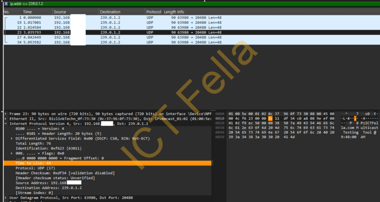 Multicast Test Tool - ICT Fella